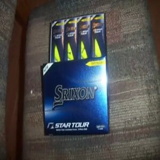 2 dozen BRAND NEW Srixon Q Star Tour mens Yellow 2022 golf balls