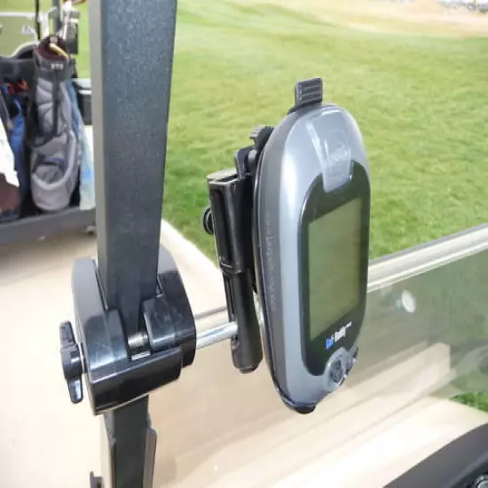 Golf Cart Mount 4 Golf Buddy Stop using the Cup Holder