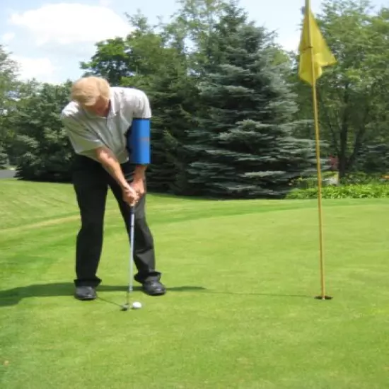 Golf Aid-Stops Wedge Flipping-Get Help From The "Straight Arm"-standard