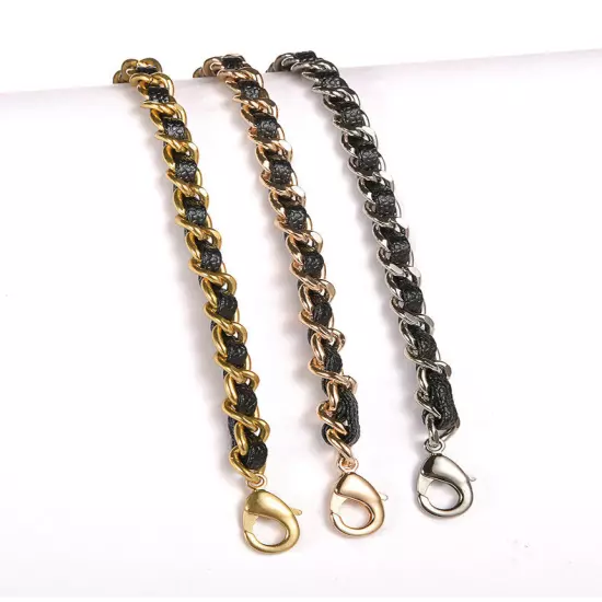 47" Caviar Leather Purse Chain Strap Replacement Crossbody Chain Strap for bag