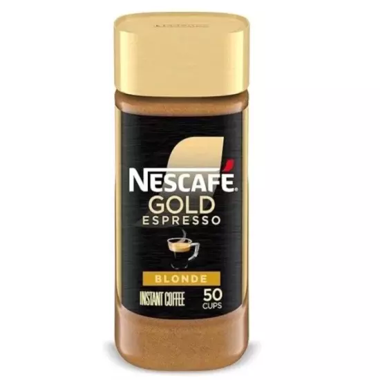 Lot Of 8 NESCAFÉ Gold Espresso Blonde Instant Coffee, 3.5 oz SHIPS NEXT DAY