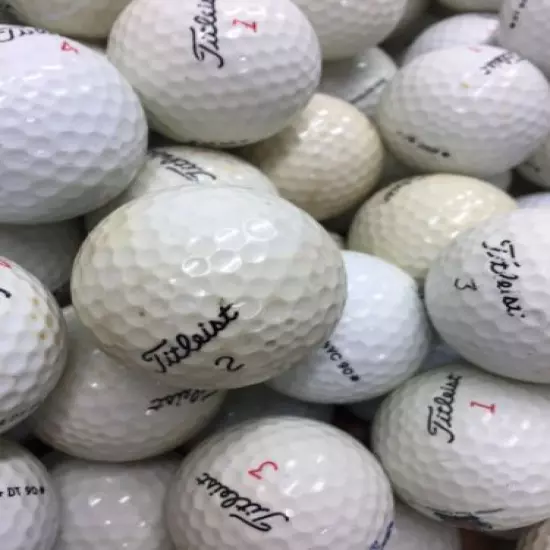 100 Titleist AA Shag / Hit-Away Golf Balls 