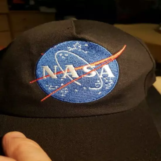 Outdoor NASA Trucker Hat Mesh Hat Snap Back Insignia Embroidered Baseball Cap