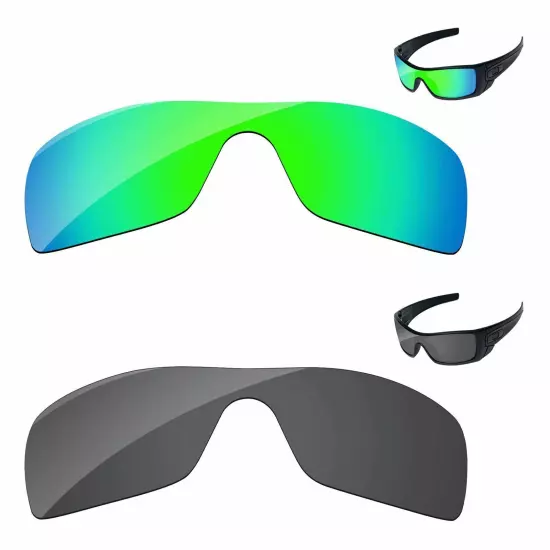 Lensology Polarized Replacement Lenses For-Oakley Batwolf OO9101 Multi-Options