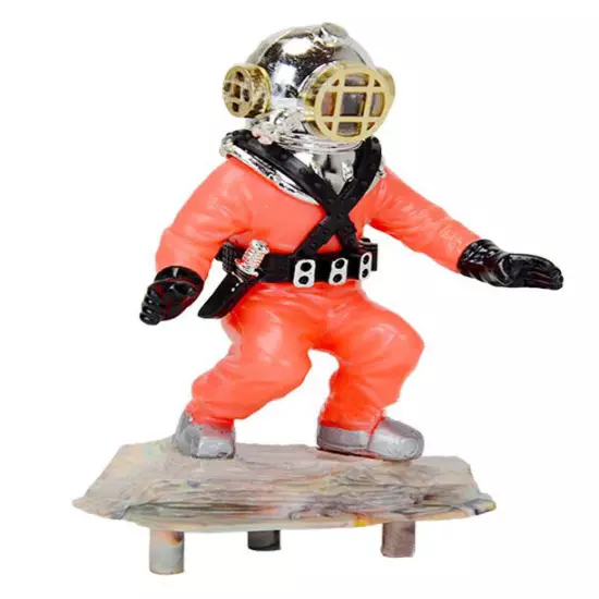 Deep sea diver Air Driven Ornament Fish Tank Decor Aquarium Decoration