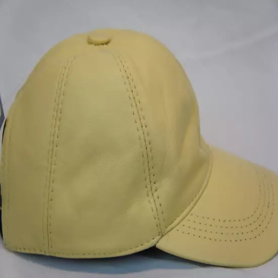 New 100% Real Genuine Lambskin Leather Baseball Cap Hat Sports Visor 32 COLORS