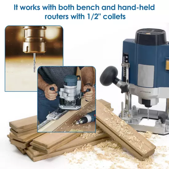 Spiral Flush Trim Router Bit Flush Cut Router Bit with 1/4" Shank for Hardwoodφ