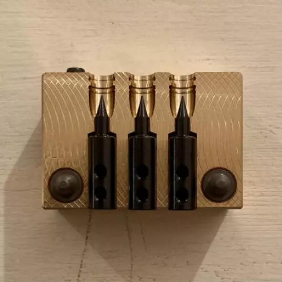 MP Bullet Mold - 257 Jackrabbit - Gas Check - 3 Cavity Brass Mold