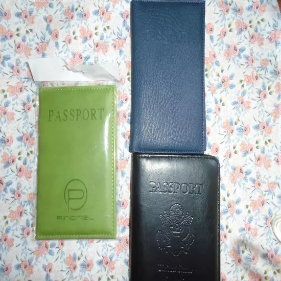 Passport Holder Cover Pincnel New - Lot of 3