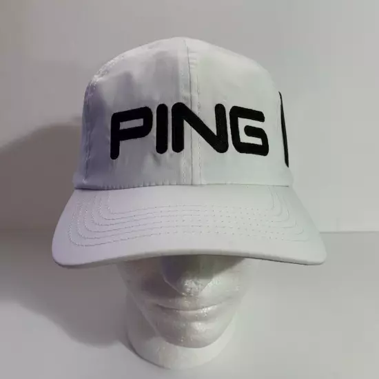 Ping Hat Golf Cap SensorCool Unstructured Adjustable Performance White Black