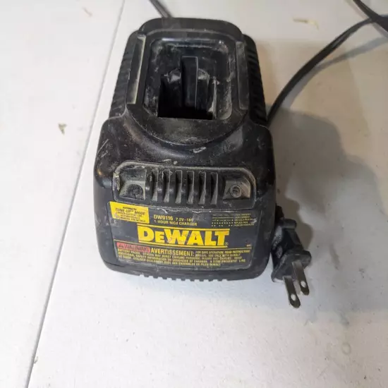 Dewalt DW9116 7.2-18V 1-Hour NiCd Battery Charger Black Genuine OEM Works 