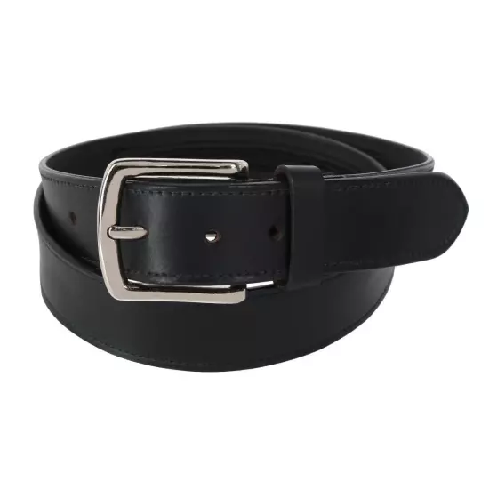 New CTM Men's Leather Money Belt with Interior Zipper