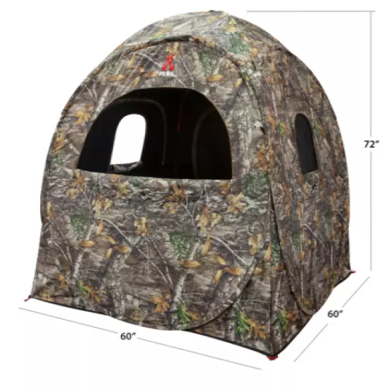 2 Person Hunting Blind Ground Deer Game Compact Portable Outdoor Hiking Tent New