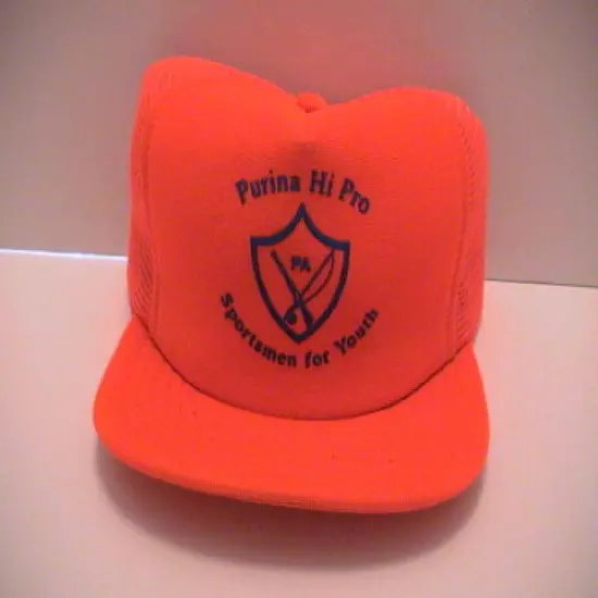 PURINA HI PRO PA SPORTSMEN FOR YOUTH ORANGE HUNTING HAT ONE SIZE FITS ALL NEW 