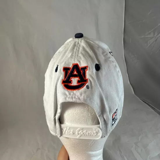 The Game Auburn University Tigers Adjustable Snapback Cap- White