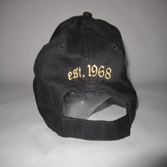 Distressed CAC Rock N Rolled EST 1968 Adjustable Black Hat