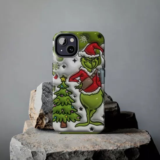 Grinch Tough Phone Cases Samsung S20 S21 S22 S23 Iphone 15 14 13 12 11