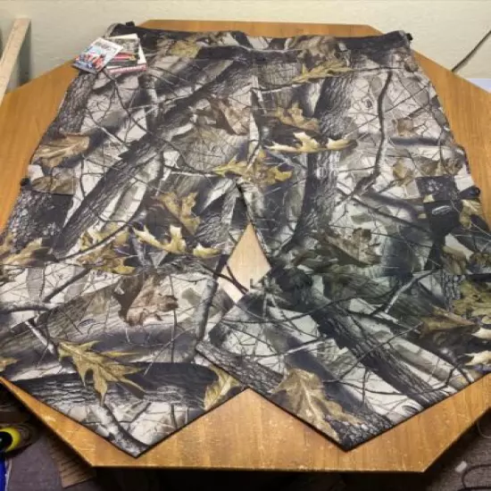 NEW Walls RealTree Hardwood Camo Whisper Soft Hunting Pants 46x 32” 2XL