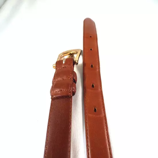 GUC VTG Coach #5900 British Tan English Bridle Leather 1" Belt Sz 40 Made USA