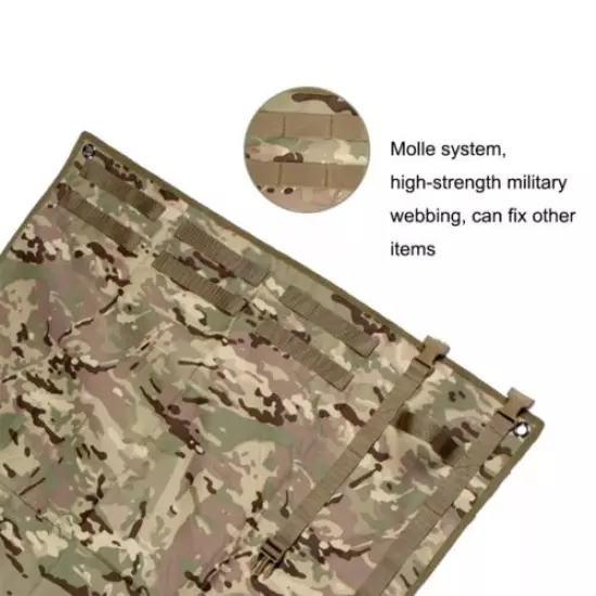 Camouflage Tactical Shooting Mat Waterproof Roll Up Camping Mat Gun Hunting Pad