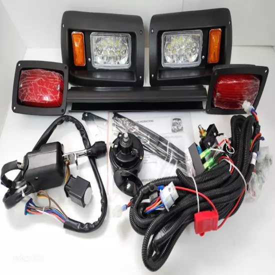 CLUB CAR GOLF CART Deluxe LED Light Kit with Horn - Street Legal, 1993-Up DS