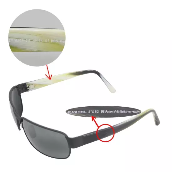 Walleva Replacement Lenses For Maui Jim Black Coral Sunglasses -Multiple Options