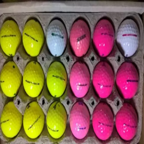 24, 36, 42 ladies golf balls 5A to 4A, srixon softfeel, fifty elite, sf lady etc