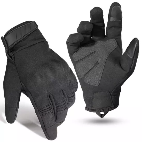 Men's Touch Screen Full Finger Outdoor Cycling Sports Military Tactical Gloves