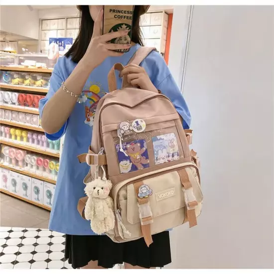 Women Backpack School Bag Teenager Girl Student Bookbag Laptop Travel Bagpack