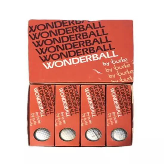 Vintage PGA Wonderball By Burke Set Of 12 Golfballs (NEW IN BOX)