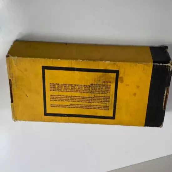 VINTAGE RUGER BLACK AND YELLOW BOX only empty collector unmarked