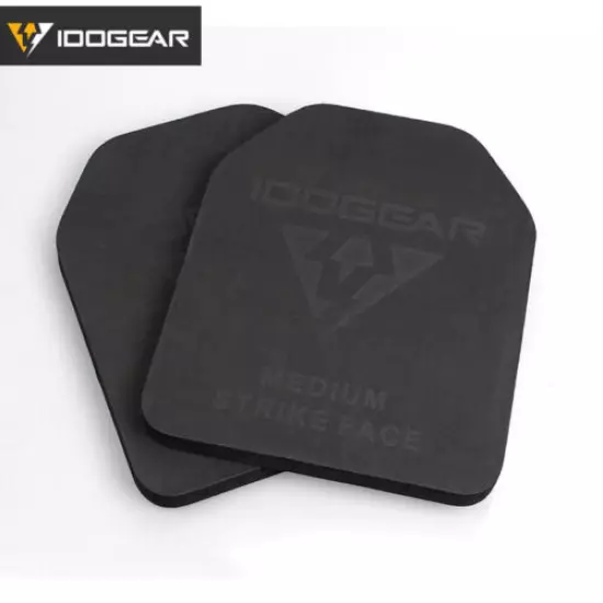 IDOGEAR Tacical Vest Dummy Plate Ballistic 2pcs 9x12" For AVS JPC Vest Paintball