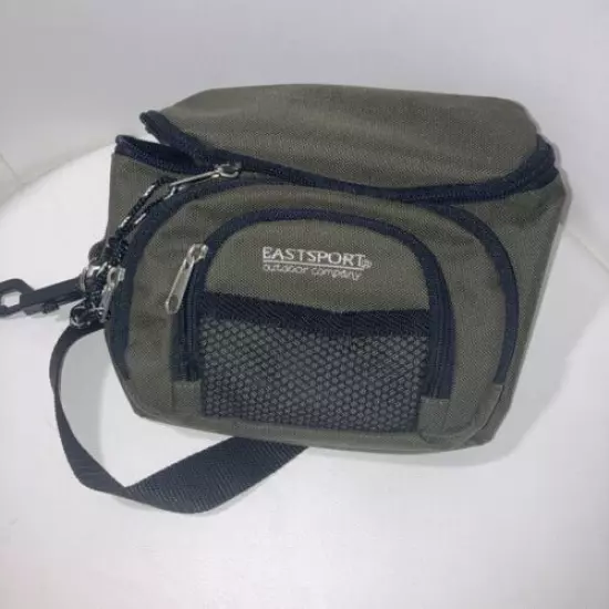 Eastsport Olive Green 3 Pocket Fanny pack Unisex