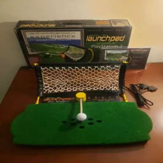 Electric Spin Golf Launchpad - Golf Simulator for PlayStation 2 Complete in Box