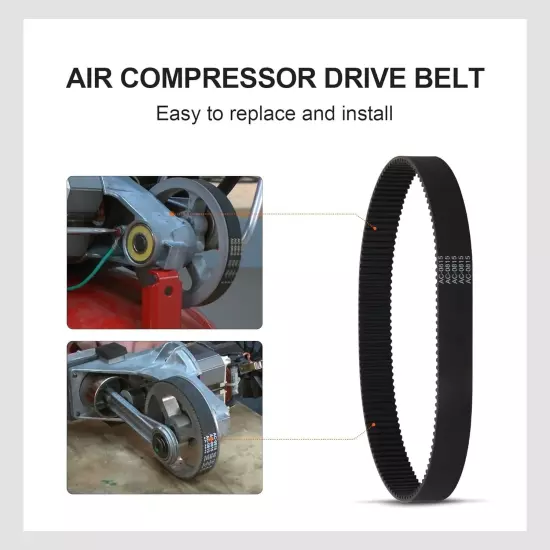 Air Compressor Belt for Dewalt Devilbiss Porter Cable Makita Sears 3 Pack