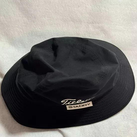 New,Men’s Stadry Titleist Black Bucket Hat Size S/m