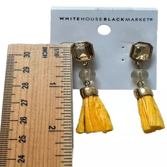 Two Pairs Of Dangle EARINGS NEW WITH TAGS. 1 pair, our boutique, Yellow WBH