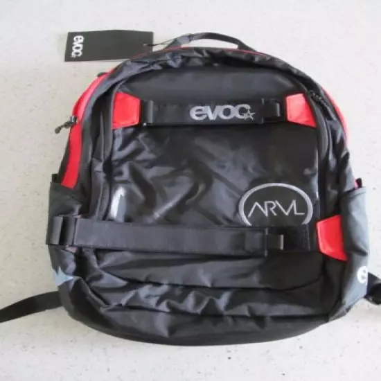 Evoc Street 20L Black Red Back Pack Skate Board Pack AVRL Backpack New