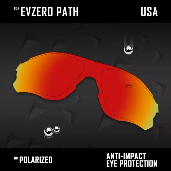 Anti Scratch Polarized Replacement Lenses for-Oakley EVZero Path OO9313 Options