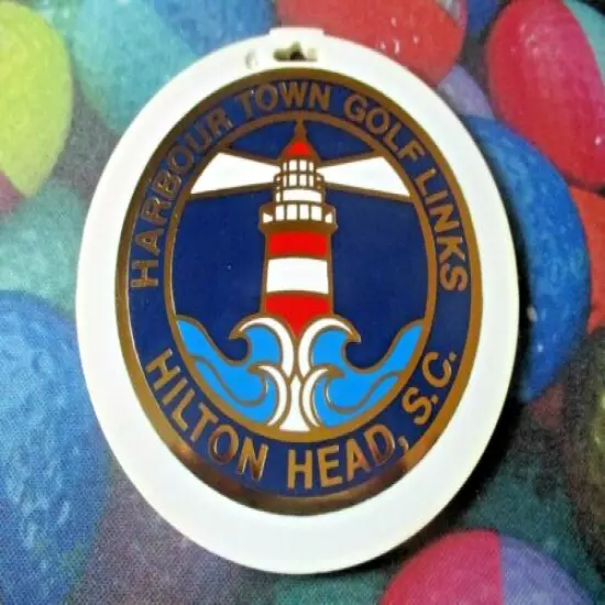 vtg - PGA Golf Bag Tag - HARBOUR TOWN GOLF LINKS - Hilton Head SC - John Farrell