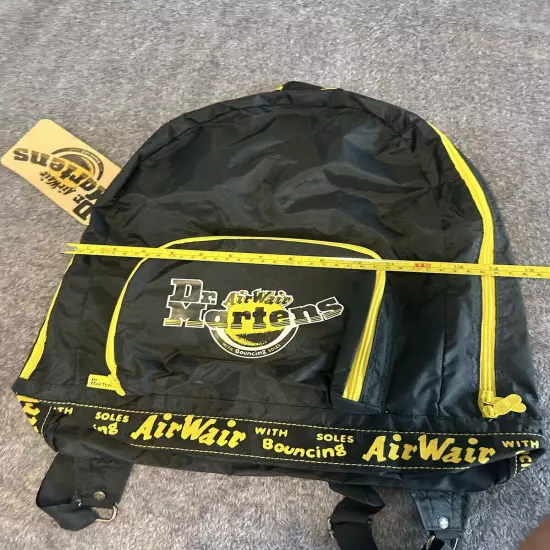 Doc Marten Backpack AirWair Bouncing Soles RARE Dr Marten Bag Black