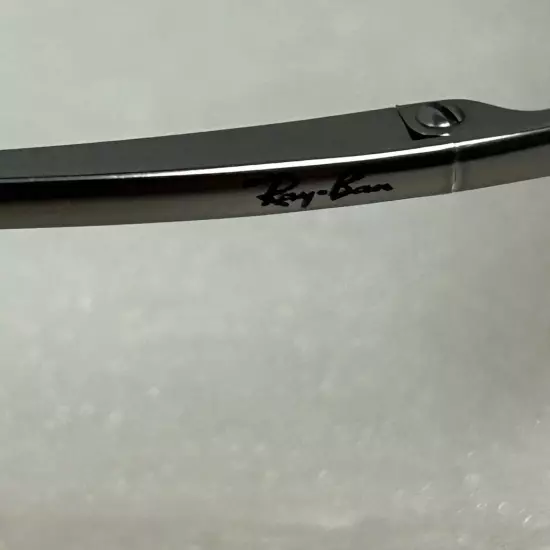 Ray-Ban Sunglasses Frame Only RB 3162 Sleek Gen Metal Rectangular Italy 