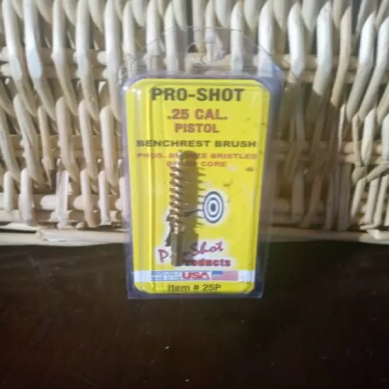 Pro-Shot .25 Cal Pistol Benchrest Brush