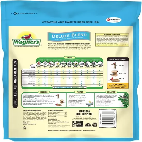 13008 Deluxe Wild Bird Food, 10 Lb Bag