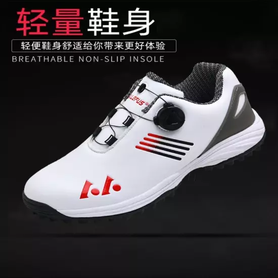 Waterproof Training Golf Shoes Men's Golf Walking Shoes Comfortable Sneakers