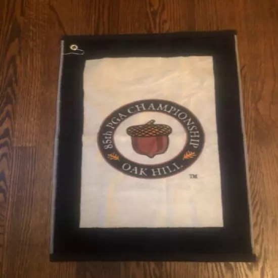 2003 85th PGA Championship Oak Hill Golf Towel with Clip Good Used