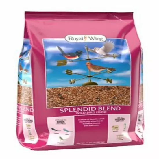 Royal Wing RWDWB-1 Pet Supplies 11 Pounds Splendid Seeds Blend Wild Bird Food