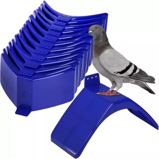 Coloch 20 Pcs Dove Rest Stand, Lightweight Pigeon Perches Plastic Birds blue 