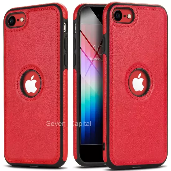 Shockproof Slim Leather Case For iPhone 7 8 SE 2 2020 SE 3 2022 Premium Cover