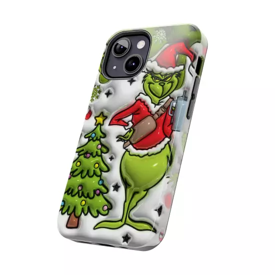 Grinch Tough Phone Cases Samsung S20 S21 S22 S23 Iphone 15 14 13 12 11